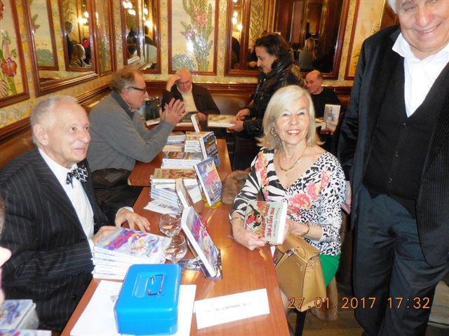 Salon du livre organisé par le GEM, le 27 janvier 2017, chez Lipp à Paris.