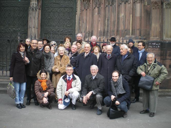 Le groupe des participants pendant la visite de la ville de Strasbourg.