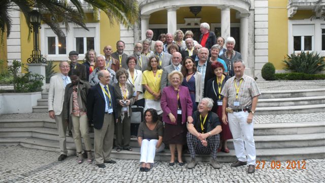 Une partie des participants au congrès de l'UMEM, à Lisbonne, le 27 septembre 2012;